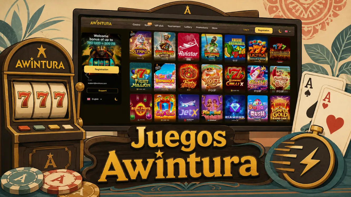 Casino Awintura con slots, mesas y formatos instantáneos